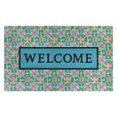 18" X 30" Outdoor Accent Mat - Welcome Medallion