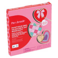 Paint-Your-Own Valentine's Day Woodcraft - Heart Designs