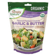 Organic Garlic & Butter Flavored Premium Croutons, 4.5 oz