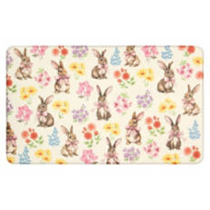 18" X 30" Easter Comfort Mat - Floral & Bunnies