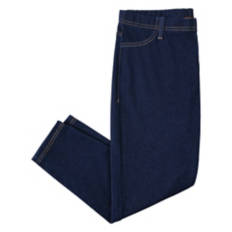 Ladies Capri Jeggings - Dark Blue, M