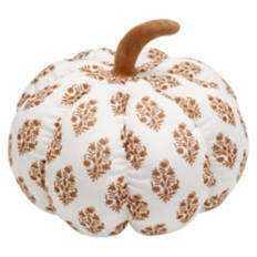 11" Pumpkin Pillow, Jersey