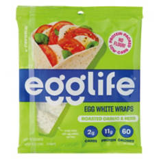 Roasted Garlic & Herb Egg White Wraps, 6 count