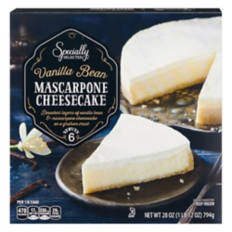 Vanilla Bean Mascarpone Cheesecake, 6 count