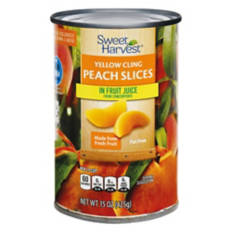 Peach Slices in White Grape Juice