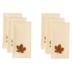 6 Pack Napkins - Autumn Leaves