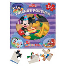 Kids First Five Puzzle Book - Mickey & Friends