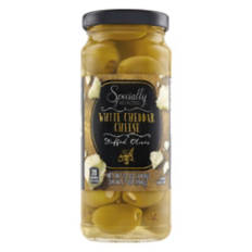 White Cheddar Cheese Stuffed Olives, 12 oz