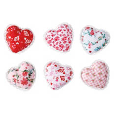 Decorative Valentine's Day Bowl Filler - Floral Hearts