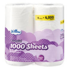 1000 Sheet Bath Tissue, 4 count