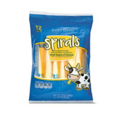 Spirals Mozzarella String Cheese, 12 count