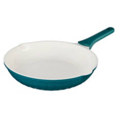11" Fluted Fry Pan with Pour Spout, Emerald