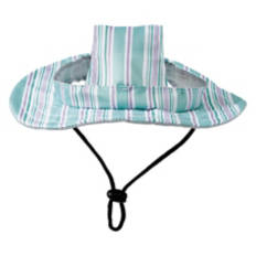 Pet Hat - Green Stripe, S/M