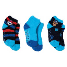 3 Pack Toddler Paw Patrol Fuzzy Socks, 2T-4T