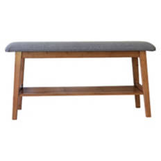 2 Tier Bench, Gray