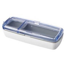 2 Pack Snack Containers To Go, Grey