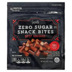 Zero Sugar Beef Sausage Snack Bites, 5 oz