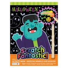 Halloween Scratch Art Activity Book - Monster Mummy