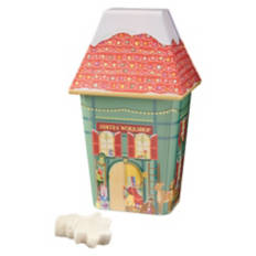 Santa's Workshop Tin Candy Filled House