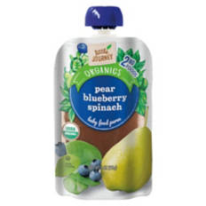 Organic Pear Blueberry Spinach Puree, 4 oz
