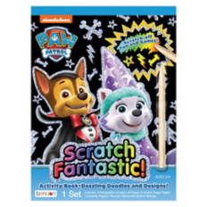 Halloween Scratch Art Activity Book - Paw Patrol