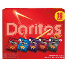 Variety Pack Nacho Chips, 18 count