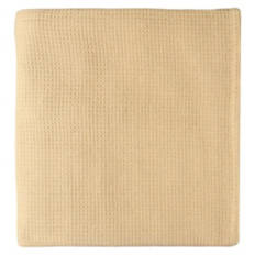 90” x 90” Full/Queen Size Cotton Blanket, Beige