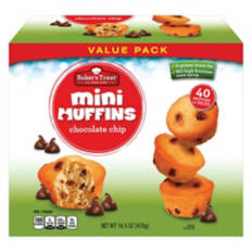 Chocolate Chip Mini Muffin, 40 count