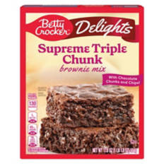 Supreme Triple Chunk Brownie Mix, 17.8 oz