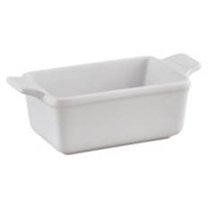 Mini Ceramic Baking Dish - Loaf, White