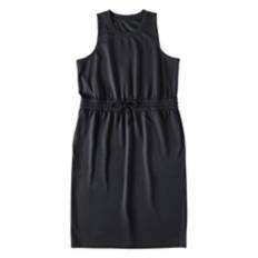 Ladies Sleeveless Soft Midi Dress - Black, M