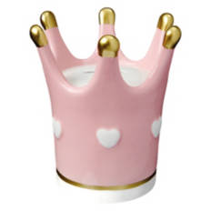 Crown Shaped Ceramic Coin Bank