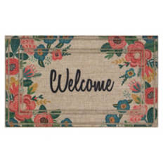 18" x 30" Soho Mat - Welcome Flowers
