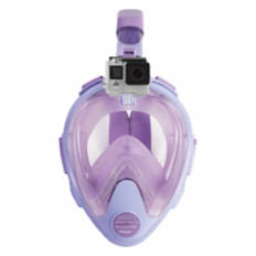 Full Face Snorkeling Mask - Purple, S/M