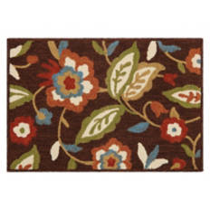 20" x 30" Hand Hooked Accent Rug - Harvest Floral