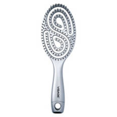 Vented Hairbrush, Silver