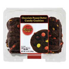 Chocolate Peanut Butter Candy Cookies, 10 count