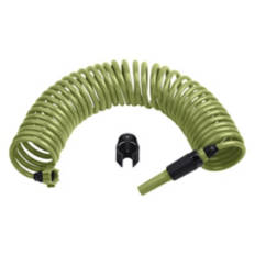 Coiled Garden Hose - Green