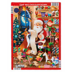 Advent Calendar for Kids - Milk Chocolate Figures, Red