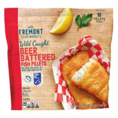 Wild Caught Beer Battered Fish Fillets, 10 count