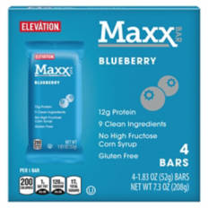 Blueberry Maxx Bars, 4 Bars