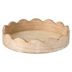 Round Shaped Spring Tray, Beige