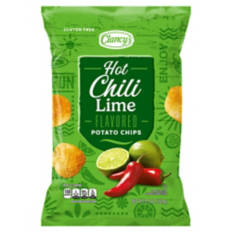 Hot Chili Lime Ridged Potato Chips, 9.5 oz
