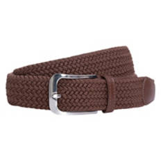 Men's Stretch Braided Belt - Brown M