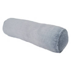 36" x 10" Super Soft Bolster Pillow, Blue Braided
