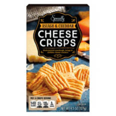 Asiago Cheddar Cheese Crisps, 4.5 oz