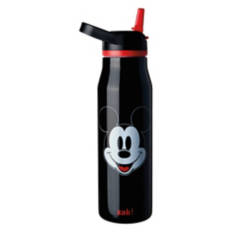 Mickey Mouse Stainless Steel Water Bottle, Black