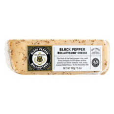 Cracked Black Pepper BellaVitano Cheese Wedge, 5.3 oz
