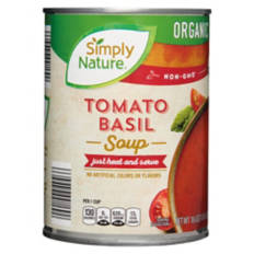 USDA Organic Tomato Basil Soup, 18.6 oz Can