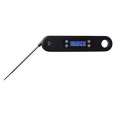 LCD Display Food Thermometer, Black